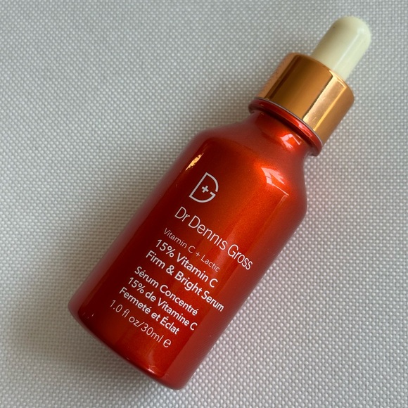 NWT Dr. Dennis Gross Skincare Vitamin C Firm & Bright Serum - Picture 2 of 2
